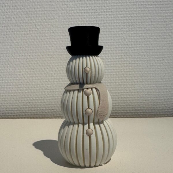 Snowman with hat grey