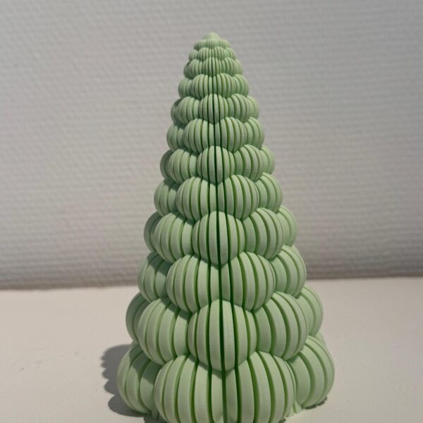 Christmas tree light green