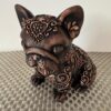 French Bulldog statue bronze